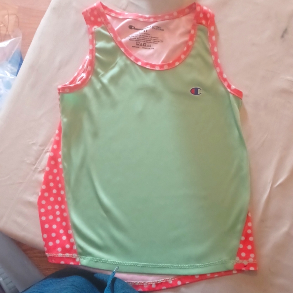 Champion Girls 4t Athletic Wear Pink and Turquoise